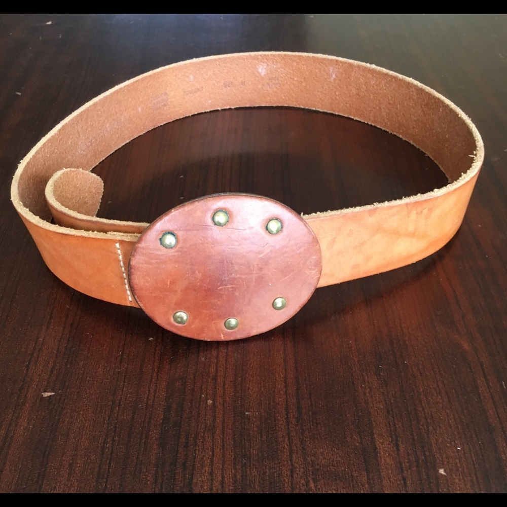 Banana republic  unique vintage light brown belt